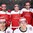 COLOGNE, GERMANY - MAY 15: Denmark's Morten Green #13 and teammates gather for a group photo following  his last game as a member of the national against Italy during preliminary round action at the 2017 IIHF Ice Hockey World Championship. (Photo by Andre Ringuette/HHOF-IIHF Images)


